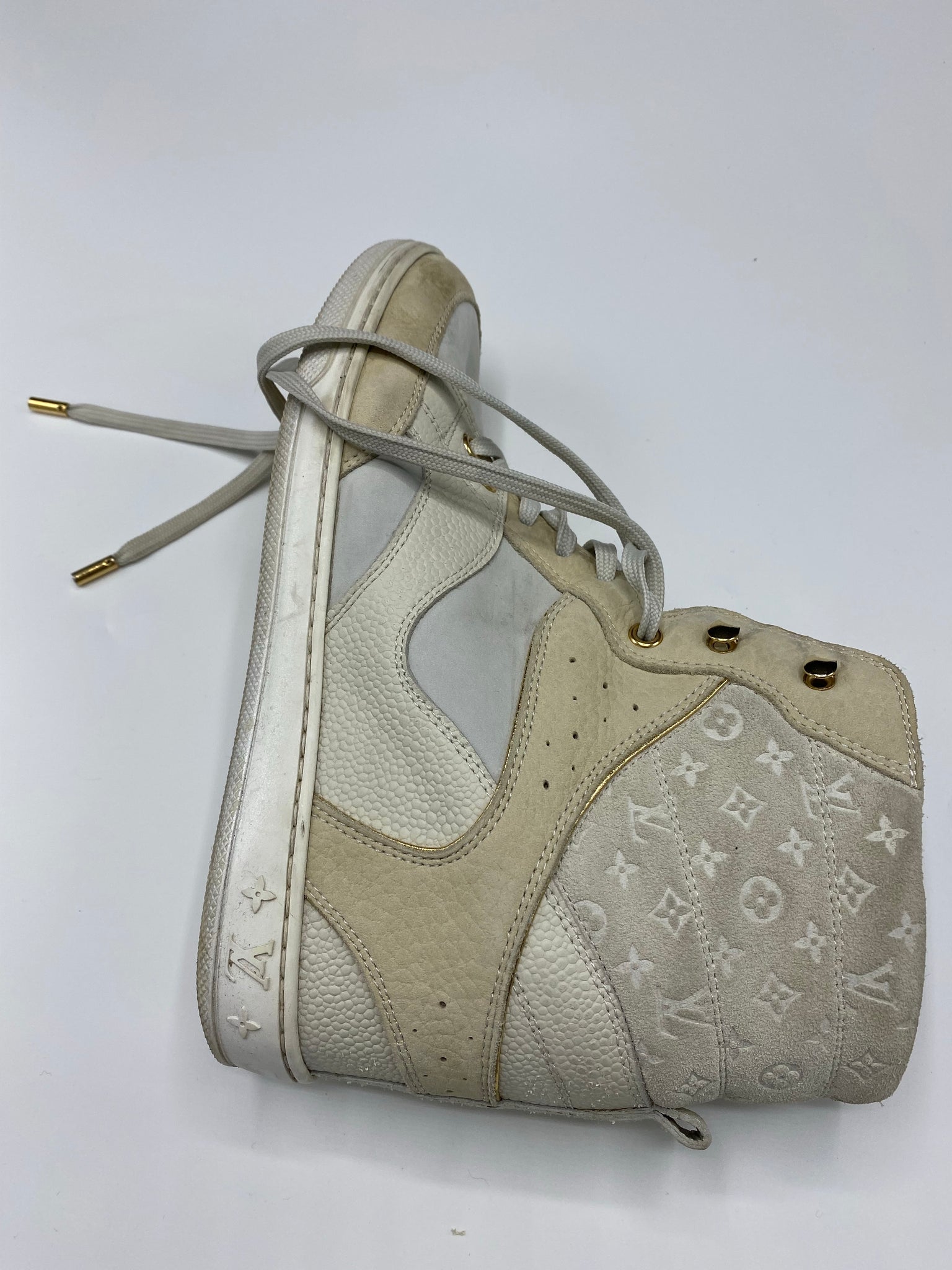 Louis Vuitton Millenium Wedge Sneaker | ModeSens
