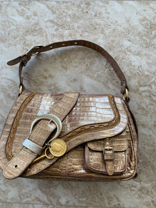 Dior Gaucho bag in alligator - Dyva's Closet