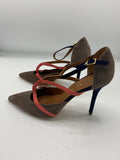 Malone Souliers Veronica tricolor heels