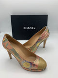 Chanel Paris Dubai heels - Dyva's Closet