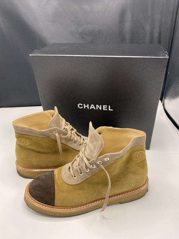 Chanel Hiking Boots