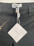 Emilio Pucci New With Tags Black Embellished Jeans