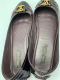 Louis Vuitton Amarante Patent Leather Oxford ballet flats - Dyva's Closet