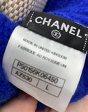 Chanel Electric Blue Cashmere oversized Beanie - Dyva's Closet