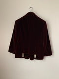 DSquared2 red velvet blazer - Dyva's Closet