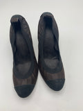 Chanel Spirit Heels in brown/black - Dyva's Closet