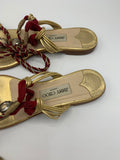 Jimmy Choo flat sandals with tassels - Dyva's Closet