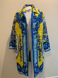 Dolce and Gabbana Maiolica Vaso Fiori coat - Dyva's Closet
