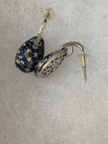 EFFY Splash silver, blue sapphire and diamond drop earrings - Dyva's Closet