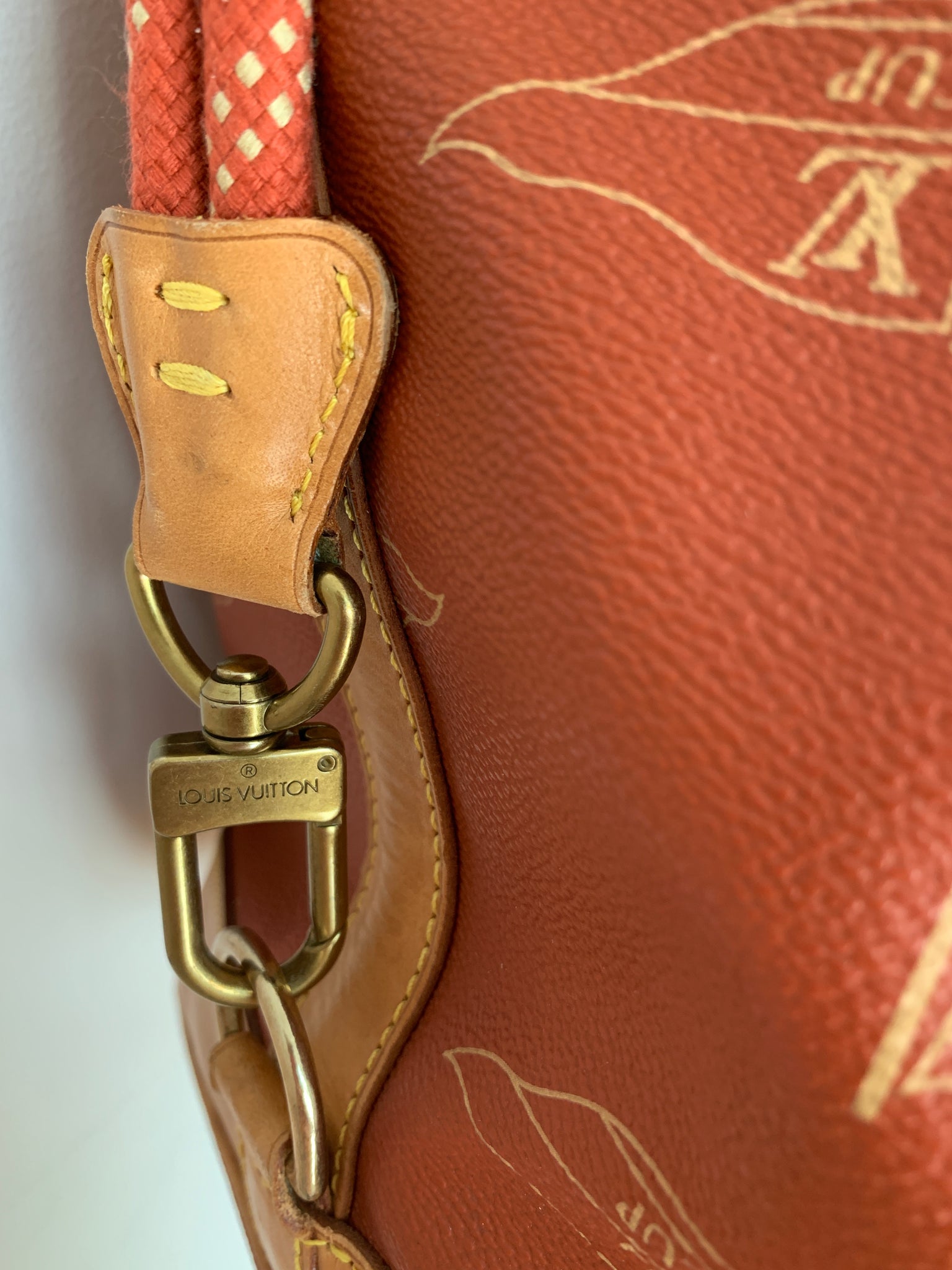 Louis Vuitton Monogram Coated Canvas Sac Marin Crossbody Bag on